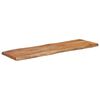 vidaXL Bor&eth;plata 120x40x2,5cm R&eacute;tthyrnd Gegnheil Akas&iacute;a N&aacute;tt&uacute;rul. Br&uacute;n