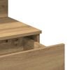vidaXL Fötuborð Artisan Eik 100 x 40 x 130 cm Samsettur viður