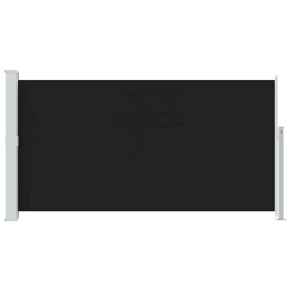 vidaXL Skj&oacute;lveggur &aacute; Ver&ouml;nd e&eth;a S&oacute;lpall 160 x 300 cm Svartur