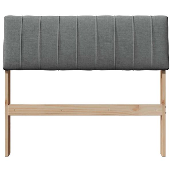 vidaXL B&oacute;lstru&eth; r&uacute;mgafl D&ouml;kk gr&aacute; 90 cm Solid furuhikk