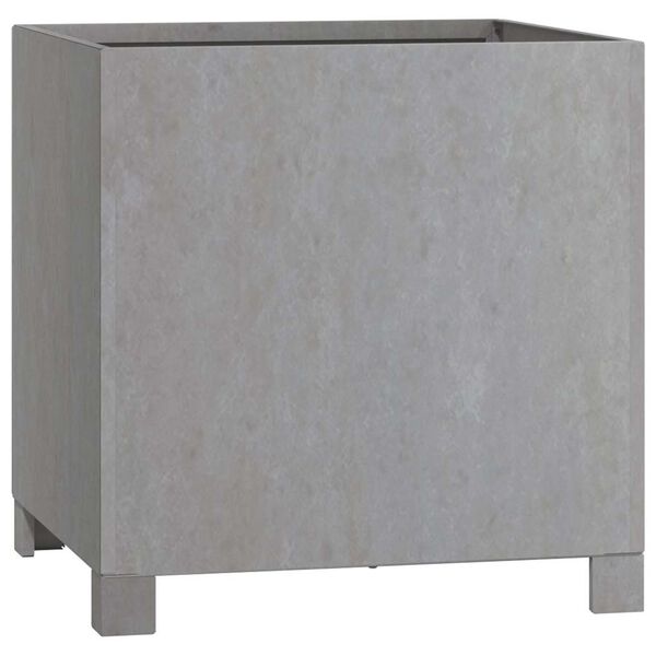 vidaXL Gr&oacute;&eth;ursett me&eth; F&oacute;tum 2 stk Ry&eth;ga&eth; 40x40x40 cm Corten St&aacute;l