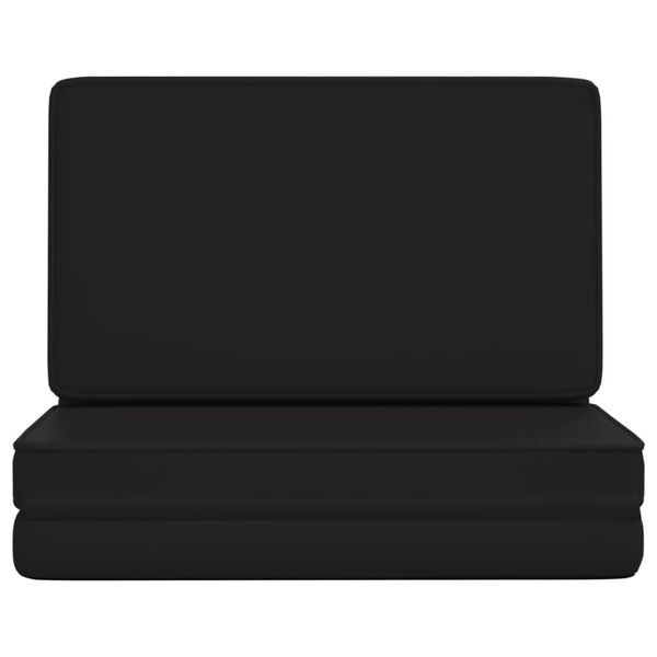 vidaXL Samanbrj&oacute;tanlegt G&oacute;lfs&aelig;ti Svart Gervile&eth;ur