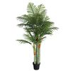 vidaXL Gervip&aacute;lmatr&eacute; me&eth; 3 Stofnum 180 cm Gr&aelig;nt PP