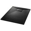 vidaXL Sturtubotn SMC Svartur 100x70 cm