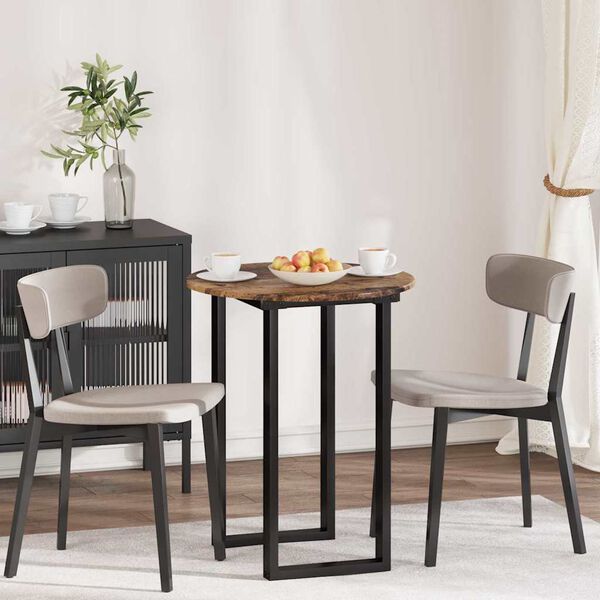 vidaXL Bor&eth;plata Gamalt vi&eth;ur 60 x 60 x 1,5 cm Samsettur vi&eth;ur