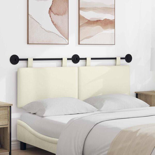 vidaXL Hengisk&aacute;li Vegghengt Rj&oacute;malitur 150 x 55 x 5 cm Korduroy efni