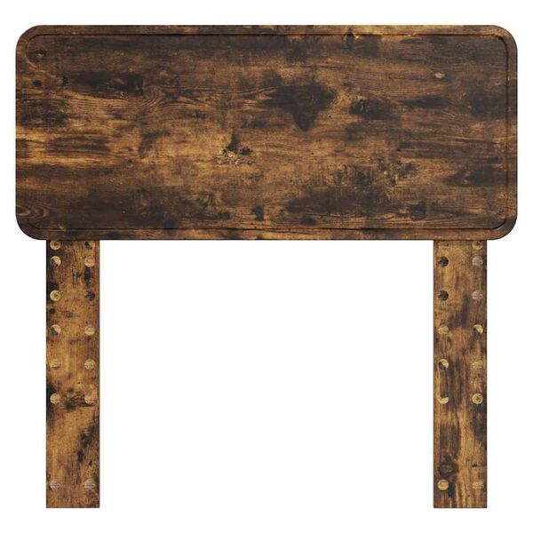 vidaXL H&ouml;f&eth;agafl me&eth; h&ouml;fu&eth;gafl Rau&eth;-eik 80 cm Samsettur vi&eth;ur