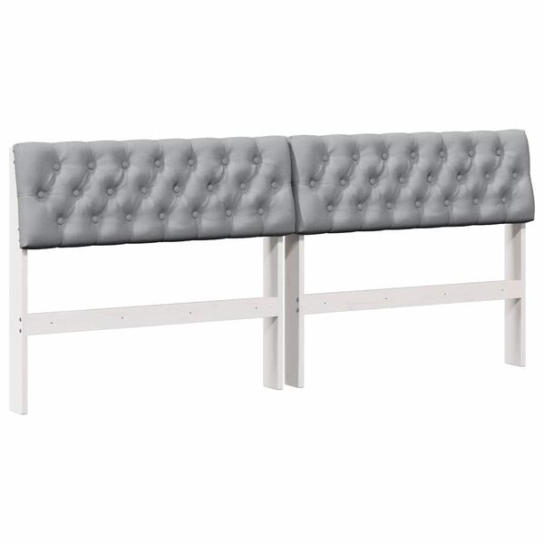 vidaXL B&oacute;lstru&eth; r&uacute;mgafl Lj&oacute;sgr&aacute;r 180 cm Solid furuhikk