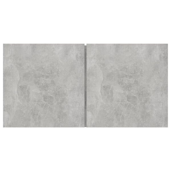 vidaXL Vegghengdir Sjónvarpsskápar Steypugrár 60x30x30 cm