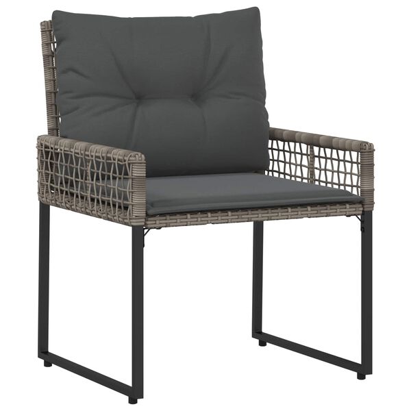 vidaXL Utandyra h&uacute;sgagna sett me&eth; p&uacute;&eth;i 3 pcs Gr&aacute;r