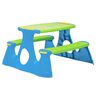 vidaXL Picnic Bekkur fyrir b&ouml;rn 89,5x84,5x48 cm P&oacute;l&yacute;pr&oacute;p&yacute;len