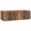 vidaXL Veggfestur sj&oacute;nvarpssk&aacute;pur Gamall vi&eth;ur 98 x 41 x 30 cm