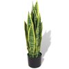 vidavidaXL Gerviplanta Ind&iacute;&aacute;nafj&ouml;&eth;ur me&eth; Bl&oacute;mapotti 65 cm Gr&aelig;n