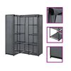 vidaXL Hornfatask&aacute;pur Gr&aacute;r 130x87x169 cm