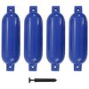 vidaXL Fr&iacute;holt fyrir B&aacute;ta 4 stk. Bl&aacute; 51x14 cm PVC
