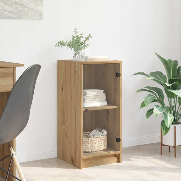 vidaXL Vi&eth;beinteyfla handverkseik 35 x 37 x 76 cm Samsettur vi&eth;ur