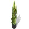 vidavidaXL Gerviplanta Ind&iacute;&aacute;nafj&ouml;&eth;ur me&eth; Bl&oacute;mapotti 90 cm Gr&aelig;n