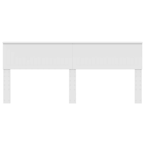 vidaXL H&ouml;f&eth;agafl Glansandi Hv&iacute;tur 200 cm Samsettur vi&eth;ur