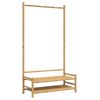 vidaXL Fatarekki me&eth; Hillum 103x40x183 cm Bambus