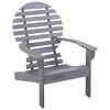 vidaXL Adirondack St&oacute;ll Gegnheill Akas&iacute;uvi&eth;ur Gr&aacute;r
