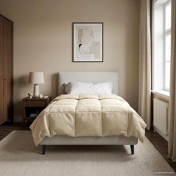 vidaXL Full &aacute;rs d&yacute;na S&iacute;&eth;la&eth; Rj&oacute;malitur 155 x 220 cm M&iacute;kr&oacute;f&iacute;ber