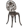 vidaXL Garð Bistro Set 3 pcs bronze Ál