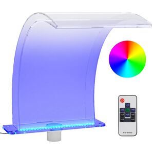 vidaXL Sundlaugargosbrunnur me&eth; RGB LED Akr&yacute;l 50 cm