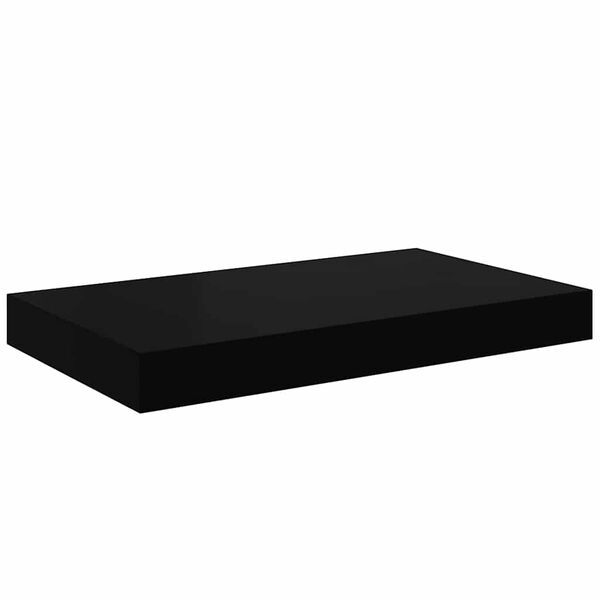 vidaXL Vegghengd Hilla H&aacute;glans Sv&ouml;rt 40x23x3,8 cm MDF