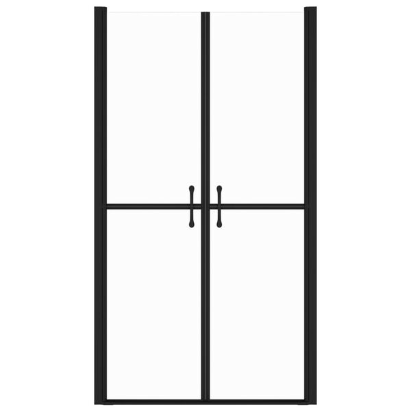 vidaXL Sturtuhurð með Glæru Öryggisgleri (93-96)x190 cm