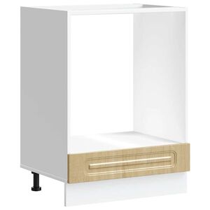 vidaXL Ofnsk&aacute;pur Kalmar Sonoma Eikarlitur Samsettur Vi&eth;ur