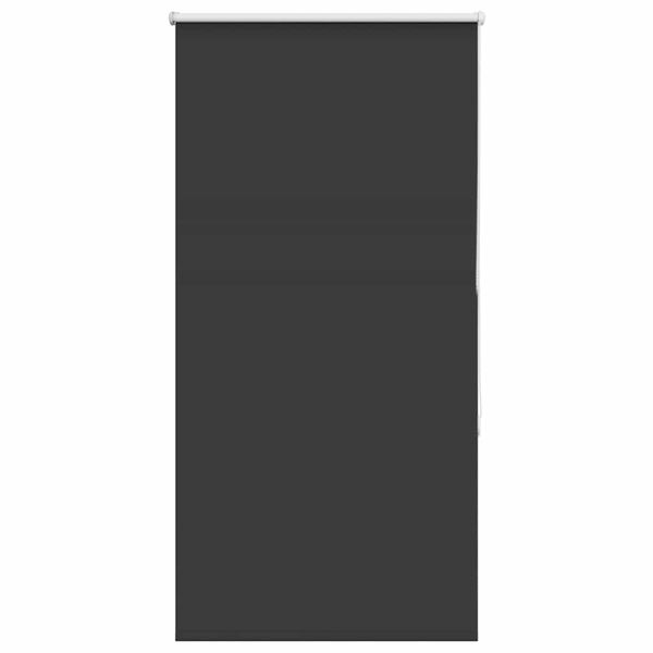 vidaXL R&uacute;llugard&iacute;nur Myrkvun Svartur 75x175 cm Efni Breidd 70,7 cm