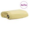 vidaXL D&yacute;na 650g / m&sup2; Drapplita&eth;ur 4 x 7 m Striga me&eth; PVC h&uacute;&eth;u