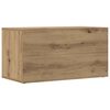 vidaXL LP geymslukassi Artisan Oak 69,5x34x36 cm Hannaður viður