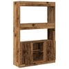 vidaXL h&aacute;r sk&aacute;pur Vi&eth;arlitur 92x33x140 cm Samsettur Vi&eth;ur