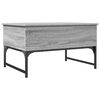 vidaXL S&oacute;fabor&eth; Gr&aacute;tt Sonoma 70x50x40 Samsettur Vi&eth;ur og M&aacute;lmur
