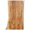 vidaXL Bor&eth;plata Gegnheill Akas&iacute;uvi&eth;ur 100x(50-60)x2,5 cm