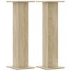 vidaXL Pl&ouml;ntustandar 2 stk Sonoma Eik 30x30x95 cm Samsettur Vi&eth;ur