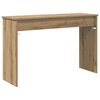 vidaXL Lyklastand Artisan Eik 100 x 32 x 64 cm Samsettur vi&eth;ur