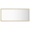 vidaXL LED Baðherbergisspegill Sonoma Eik 90x8,5x37 cm Samsettur Viður