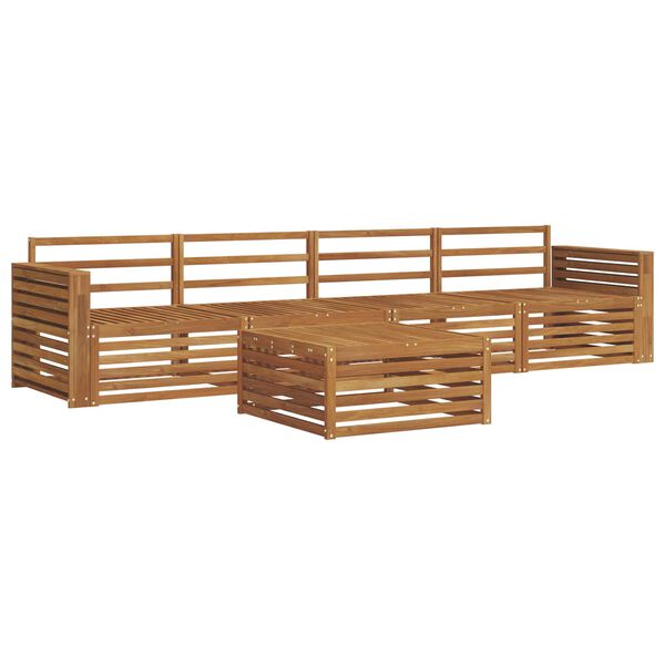 vidaXL &Uacute;ti s&oacute;fasett 5 pcs N&aacute;tt&uacute;rulegur