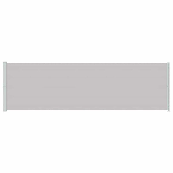 vidaXL &Uacute;tdraganlegur Hli&eth;arskj&oacute;lveggur 180x600 cm Gr&aacute;r