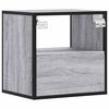 vidaXL vegghengdir náttborðsskápar 2 stk Grey Sonoma 40x31x39,5 cm