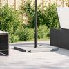 vidaXL 5 stykki Garden Parasol Base Set Gran&iacute;t og st&aacute;l