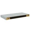 vidaXL Vegghengdar Hillur 4 stk. Steypugr&aacute;ar 50x23x3,8 cm MDF