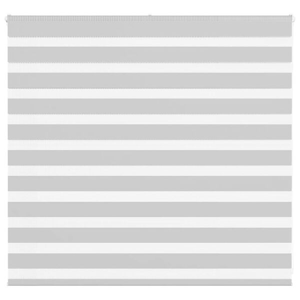 vidaXL Zebra Gardína Ljósgrá 160x100cm Efni Breidd 155,9cm Pólýester