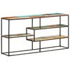 vidaXL Skenkur 150x30x75 cm Gegnheill Endurn&yacute;ttur Vi&eth;ur