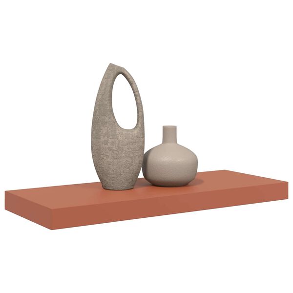 vidaXL Vegghylla Vegghengt Rau&eth;ur 60 x 23 x 4 cm Samsettur vi&eth;ur