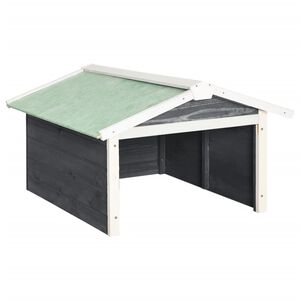 vidaXL Sk&uacute;r f. T&ouml;lvust&yacute;r&eth;a Gar&eth;sl&aacute;ttuv&eacute;l 72x87x50 cm Gr&aacute;r&Hv&iacute;tur &THORN;inur