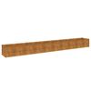 vidaXL upph&aelig;kka&eth; gar&eth;be&eth; 386x50x36 cm &uacute;r corten st&aacute;li