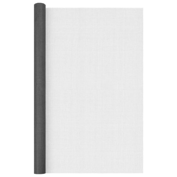 vidaXL Netskjár Trefjagler 80x2000 cm Svartur